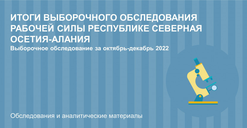 Итоги выборочного обследования рабочей силы за октябрь-декабрь 2022 года